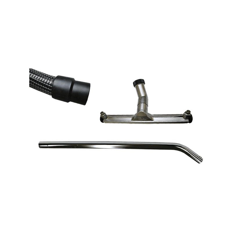 Ruwac 2 inch accessory package with 10 ft hose for dry material collection
