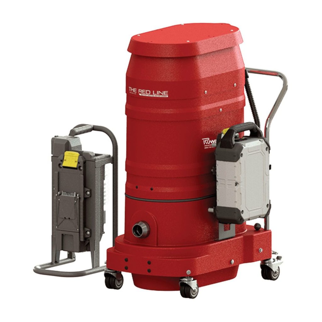 Ruwac BA211 PRO swappable battery industrial vacuum, 9 gallon
