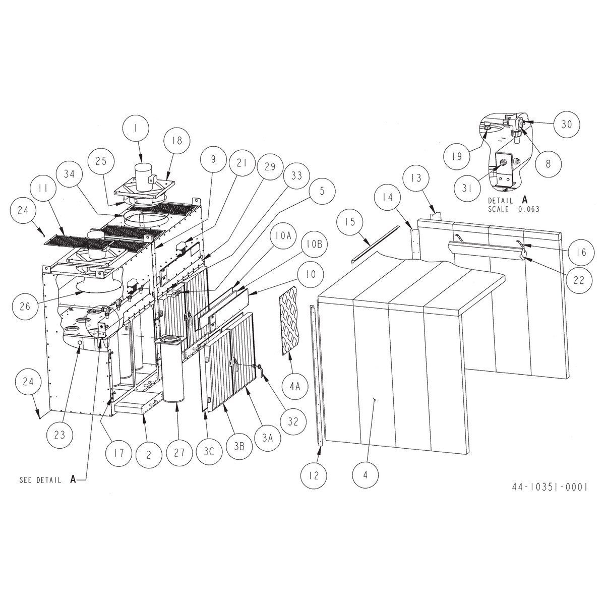dusthog mcb exploded parts diagram
