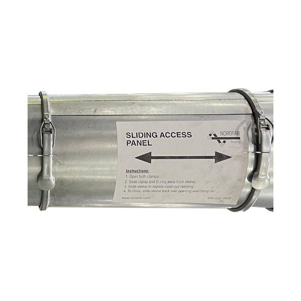 Nordfab sliding access panel